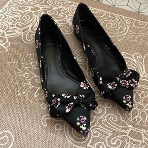 Tory Burch Navy Flats Size 8.5